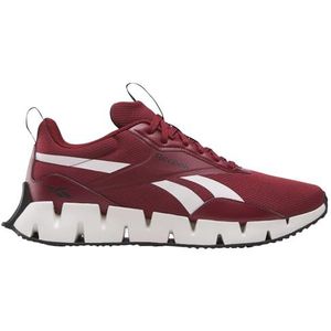 Reebok - Zig Dynamica Str - Sneaker - Rich Maroon - Krijt Zwart
