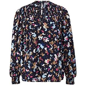 s.Oliver Damesblouse met Dobby-structuur, Crème | Veelkleurig 59a0, 38