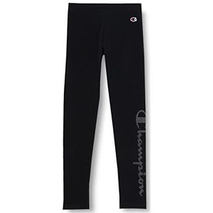 Champion Leggings voor meisjes en meisjes, Zwart, 5-6 jaar