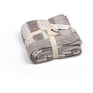 Homemania Softy deken voor bank, slaapkamer, woonkamer - chocolade van acryl 130 x 170