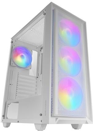 Mars Gaming - MC-AIR - PC Behuizing - Zwart - Mesh - Gehard Glas