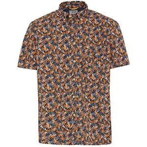 camel active Heren 409211/1S21 hemd, Stone Blue, S, blauw (stone blue), S