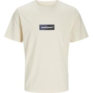Jack & Jones Jorbronx Rechthoekige Tee Ss Crew Neck, Botercrème., L
