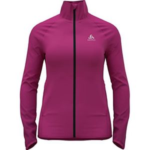 Odlo Dames Zeroweight warm hybride hardloopjas, festival fuchsia