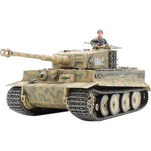 1:35 Tamiya 35194 German SdKfz.181 Tiger I Mid.Prod. with 1 Figure Plastic Modelbouwpakket