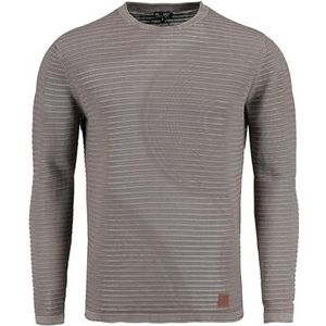 KEYLARGO Klmanuel ronde trui voor heren, grijs (1103), 3XL