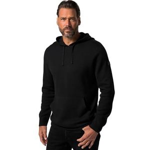 JP1880 - Hoodie - Zwart - Knitwear - Capuchon met Trekkoord
