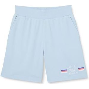 EMPORIO ARMANI Bermuda korte joggingbroek voor dames, Lichtblauw, M