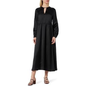 Reiswood Dames midi-jurk 31424888-RE01, zwart, S, midi-jurk, S