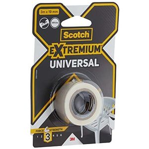 Scotch 4105B19 hoogwaardige reparatieband, 3 m x 19 mm, zwart