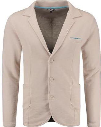 Blazer - Effen - Jersey - Slim Fit