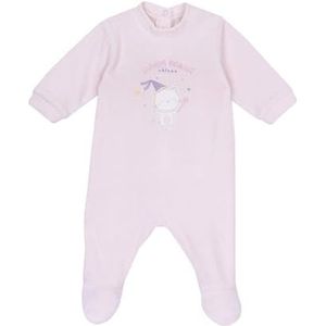 Chicco Romper voor baby en peuters, uniseks kinderen, Lichtroze, 3 Maanden