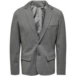 ONLY & SONS Male Blazer ONSMARK Slim 0209. Blazer NOOS, Medium grijs (grey melange), S
