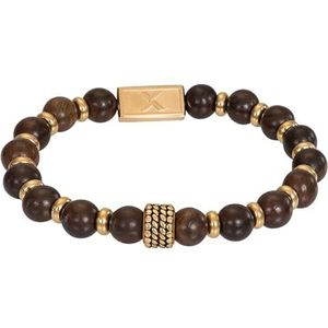 iXXXi Men Heren Kralen armband Steff Goud | L