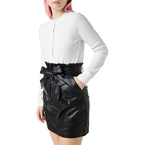 New look vrouwen Paperbag Pu Mini Rok