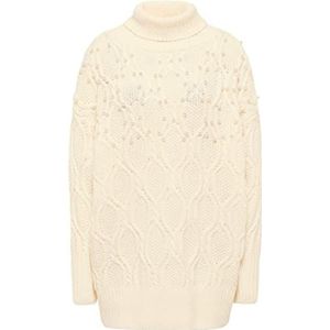 NAEMI Gebreide damestrui 11019597-NA01, wolwit, M/L, wolwit, M/L