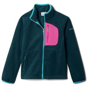 Columbia Fast Trek III fleecejack met ritssluiting voor kinderen, uniseks, Night Wave, Pink Ice, XL