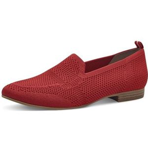 Jana - Vegan Slippers - Rood - Structuurpatroon