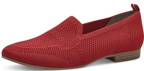 Jana - Vegan Slippers - Rood - Structuurpatroon