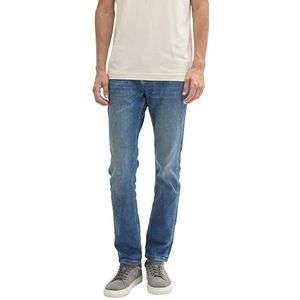 TOM TAILOR Josh Regular Slim Jeans voor heren, 10119 - Used Mid Stone Blue Denim, 33W / 32L