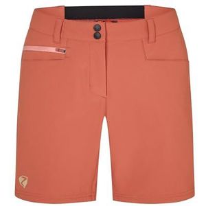 Ziener Dames NEJA Outdoor Shorts/Fiets- / Wandelbroek - Ademend, Sneldrogend, elastisch, Borstnut, 42