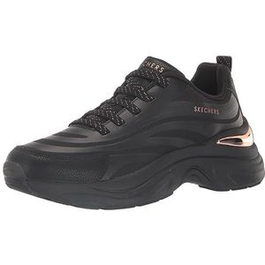 Skechers Dames HAZEL STEP N FLOW, Zwart Hot Melt Mesh, 41 EU