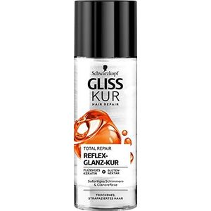 Gliss Kur Reflex-glans-kuur Total Repair (150 ml), haarkuur met keratine voor direct glinsterende glansreflecties, tot 95% minder haarbreuk
