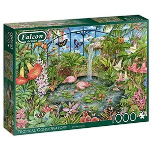 Falcon puzzel Tropical Conservatory - Legpuzzel - 1000 stukjes