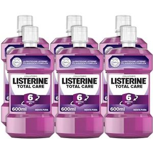 Listerine Total Care Mint Pura, 6 voordelen in 1, 6 x 600 ml
