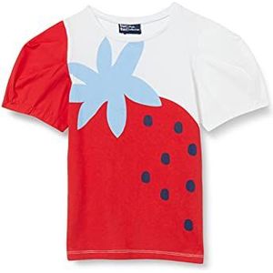 Tuc Tuc Sweet Strawberries T-shirt voor meisjes, Azul Y Amarillo, 10 Jaar