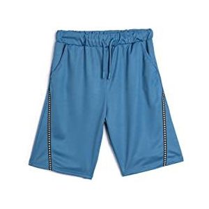 Koton Boys's Trekkoord Zakken Ribbon Detail Shorts, blauw (608), 11-12 Jaar