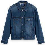 Scotch & Soda - Laat het regenen 410 - Denim Jas - Waterafstotend - Regular Fit
