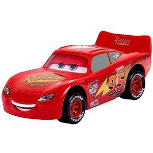 Disney en Pixar Cars Speelgoedauto's en Trucks, Moving Moments Bliksem McQueen, auto met bewegende ogen en mond, HPH64