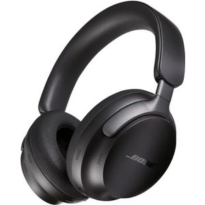 Bose QuietComfort Ultra Draadloze Noise cancelling-hoofdtelefoon met Spatial Audio, over-ear hoofdtelefoon met microfoon, afspeeltijd tot 24 uur, Zwart