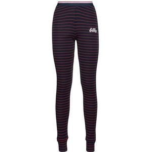 Odlo Dames Active WARM Originals ECO functioneel ondergoed lange broek, Dark Sapphire - Sundried Tomato