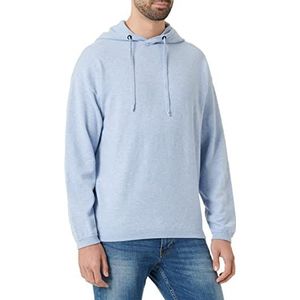 TOM TAILOR Denim Uomini Gebreide hoodie 1032314, 11486 - Brunnera Blue, XS