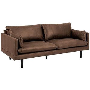 AC Design Furniture Banken, stof, bruin, H: 83 x B: 200 x D: 82 cm