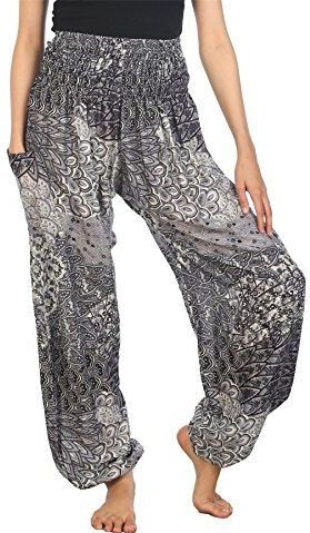 Lofbaz - Elephant - Yogabroek - Zwart - Boho - Hippiekleding