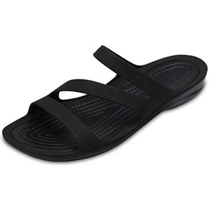 Crocs Swiftwater Sandal W dames sandalen,Zwart,33/34 EU