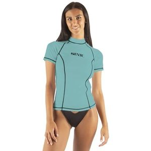 Seac Dames T-Sun Short Lady T-Sun Short Rash Guard voor zwemmen, surfen, duiken, UV-bescherming, Tiffany, XL