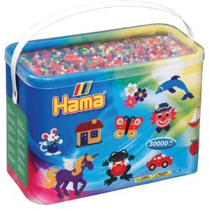 Hama - 208-68 – creatieve vrije tijd – vat 30.000 strijkkralen – maat Midi – uniseks