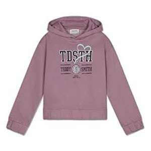 Teddy Smith S- Sio Jr sweatshirt met capuchon, vintage, violet