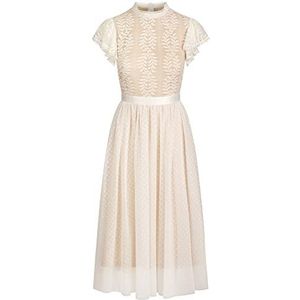 ApartFashion APART kanten jurk met tule rok voor dames, speciale gelegenheidsjurk, wit, regular