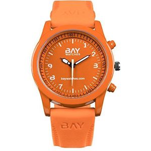 Bay Watches Klok – Analoge Armband voor Mannen en Vrouwen Oranje South Beach