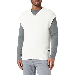 TOM TAILOR Denim Uomini Basic pullunder 1033756, 10338 - Soft Light Beige, XL