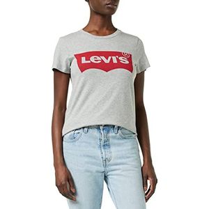 Levi's dames t-shirt The Perfect Tee, Logo Starstruck Heather Grey, M