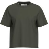 SELECTED - SLFEssential - T-shirt - Olijfgroen