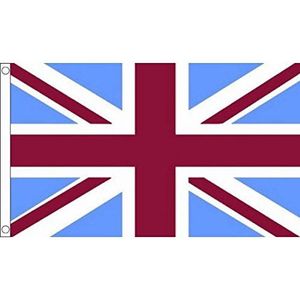AZ FLAG Vlag van Groot-Brittannië, bordeauxrood en blauw, 90 x 60 cm - vlag Union Jack - UK 60 x 90 cm - vlaggen
