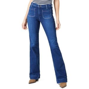 Wrangler Flare Jeans dames, dark wash, 34W / 32L