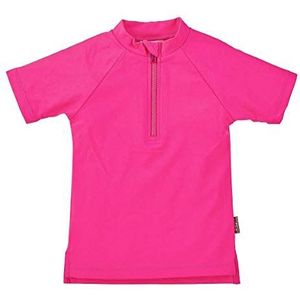 Sterntaler Meisjes zwemshirt met korte mouwen Rash Guard Shirt, Magenta, 110-116, magenta, 110/116 cm